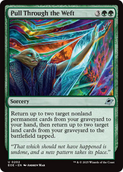 Pull Through the Weft - 202 - Edge of Eternities- Near Mint - MTG - Image 1