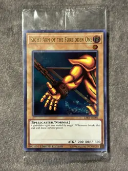 Yugioh SEALED Right Arm of the Forbidden One LART-EN006 Ultra Rare Limited!! - Image 1