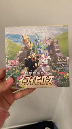 Eevee Heroes Booster Box s6a Pokemon Card Sword & Shield Japanese New Sealed - Image 1