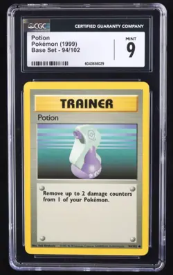Pokemon TCG WOTC Base Set Potion 94/102 CGC 9 - Image 1