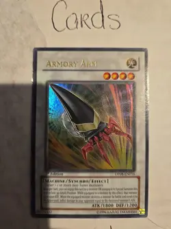 Yugioh Armory Arm DP08-EN016 1st Edition Ultra Rare NM/LP - Image 1