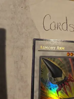 Yugioh Armory Arm DP08-EN016 1st Edition Ultra Rare NM/LP - Image 2