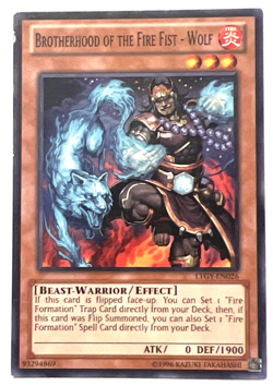YuGiOh! - Brotherhood of the Fire Fist - Wolf - LTGY-EN026 - Unlimited - Common - Image 1