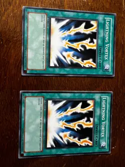 Lightning Vortex 5DS1-EN027 - 1st Ed - Yugioh - Near Mint - x2 - Image 1