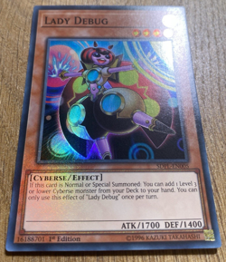Lady Debug | SDPL-EN005 | Super Rare | 1st Edition | YuGiOh | Mint Condition - Image 2