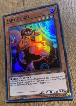 Lady Debug | SDPL-EN005 | Super Rare | 1st Edition | YuGiOh | Mint Condition - Image 3