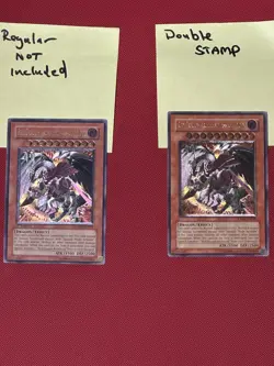 YUGIOH GREY PRINT Red Dragon Archfiend Assault Mode CRMS-EN004 Ultimate Rare LP - Image 1
