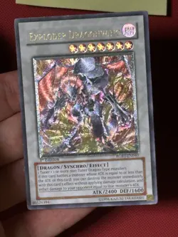 YUGIOH GREY/Double Exploder Dragonwing RGBT-EN040 Ultimate Rare 1st Edition LP - Image 4