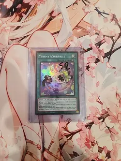 Yugioh! TCG - Yummy Surprise - Super Rare - JUSH-EN025 - Justice Hunters - 1st - Image 2