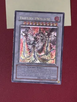 YUGIOH GREY/Double Stamp Trident Dragion RGBT-EN043 Ultimate Rare 1st Edition LP - Image 2