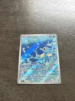Pokemon TCG Horsea Holo Illustration Rare Card 067/064 Shrouded Fable - Image 1