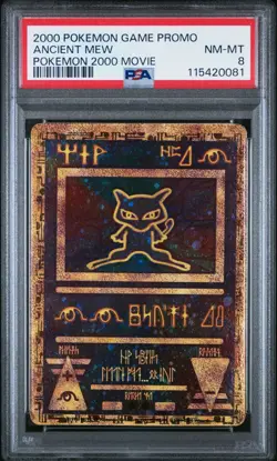 2000 Pokemon Ancient Mew Movie Game Promo Vintage Card PSA 8 NM-MT - Image 1