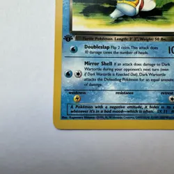 Dark Wartortle 46/82 1st Edition Team Rocket Pokemon Card TCG NM non holo - Image 5