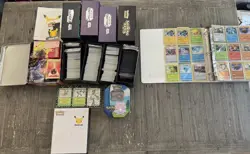 Huge Pokemon Card Lot 700+ Cards VMAX GX EX Full Arts Binder ETBs Pikachu Set - Image 2