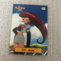 Pokemon TV9 Jesse Card 1999 Nintendo Animation Series Topps - Image 1