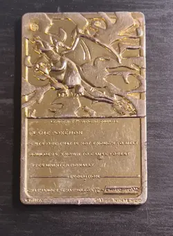 Pokemon Cards 23K Gold Plated CHARIZARD Trading Card 1999 Burger King Ball - Image 4