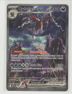 Hydreigon ex Special Illustration Rare Pokemon Card WHT 169/086 White Flare - Image 1