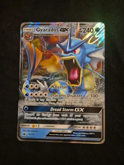Gyarados GX 18/111 - Crimson Invasion Pokemon Card - Rare Half Art - Near Mint - Image 1