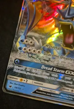 Gyarados GX 18/111 - Crimson Invasion Pokemon Card - Rare Half Art - Near Mint - Image 4