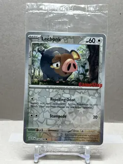Lechonk 154/198 Scarlet & Violet GameStop Promo Sealed Pokemon TCG Card - Image 1
