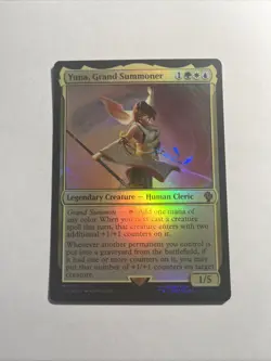 Yuna, Grand Summoner - Commander: FINAL FANTASY MTG Foil Plus Bonus Card!!! - Image 1