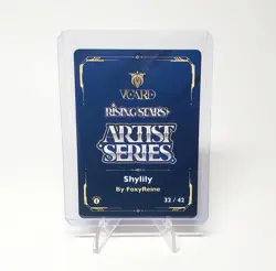 Shylily Signed Art Card 1st Edition Box Topper vCard Rising Stars - Image 2