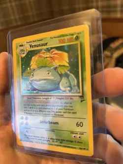 Pokemon TCG Venusaur Holo Rare Card 18/130 2000 Base Set 2 - Image 2