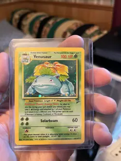 Pokemon TCG Venusaur Holo Rare Card 18/130 2000 Base Set 2 - Image 4