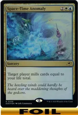 1x - Space-Time Anomaly - FOIL - Edge of Eternities - NM MTG - Image 1