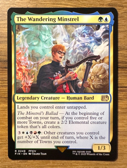 Magic MTG Final Fantasy The Wandering Minstrel #249 FIN *NON-FOIL* Rare - Image 1