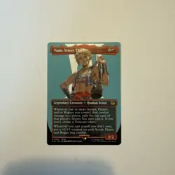 x1 Vaan, Street Thief FIN Final Fantasy MTG 390 FULL ART BORDERLESS RARE M/NM 1x - Image 1
