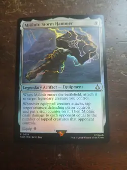 [1x] Mjolnir, Storm Hammer - Foil Near Mint, English Assassin's Creed MTG Magic - Image 1