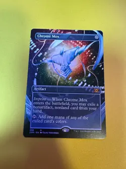 MTG English Borderless Chrome Mox NM Normal Double Masters - Image 1