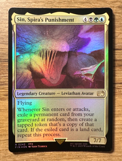 Magic MTG Final Fantasy Sin, Spira's Punishment #242 FIN *FOIL* Rare - Image 1