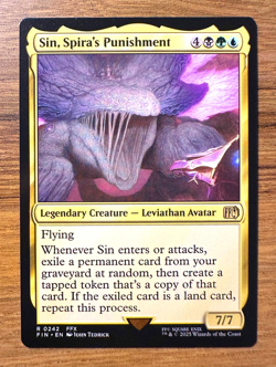 Magic MTG Final Fantasy Sin, Spira's Punishment #242 FIN *NON-FOIL* Rare - Image 1