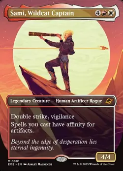 1x - Sami, Wildcat Captain - (borderless) - Edge of Eternities - NM MTG - Image 1