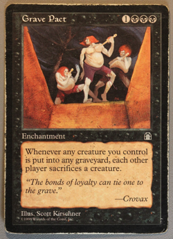 Grave Pact - MTG - Stronghold - Magic: The Gathering - Image 1