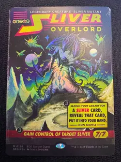🌈 Sliver Overlord - Showcase FOIL - Special Guests MTG Edge of Eternities - NM - Image 1