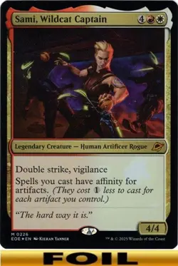 1x - Sami, Wildcat Captain - FOIL - Edge of Eternities - NM MTG - Image 1
