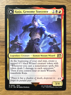 Magic MTG Final Fantasy Kuja, Genome Sorcerer #232 FIN *NON-FOIL* Rare - Image 1