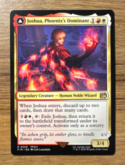 Magic MTG Final Fantasy Joshua, Phoenix's Dominant #229 FIN *NON-FOIL* Rare - Image 1