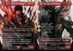 Clive, Ifrit's Dominant // Ifrit, Warden of Inferno (#318) Final Fantasy NM MTG - Image 1