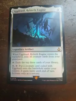 MTG Assassin's Creed *FOIL* M Yggdrasil, Rebirth Engine #0078 - Image 1