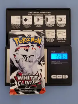 White Flare Booster Pack SUPER HEAVY 22.86 🔥 GOD PACKU 🔥 10 Pokemon Cards - Image 1