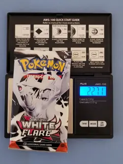 White Flare Booster Pack SUPER HEAVY 22.71 🔥 GOD PACKU 🔥 10 Pokemon Cards - Image 1