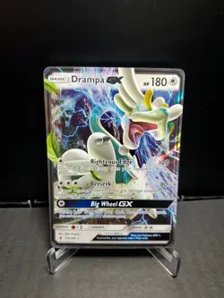 Pokemon TCG Drampa GX 115/145 Sm-Guardians Rising Ultra Rare Holo 2017 NM - Image 1
