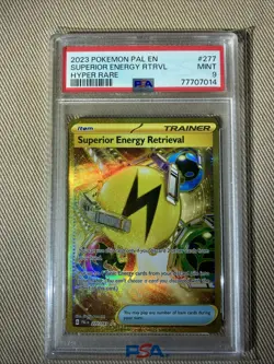 2023 Pokemon Paldea Evolved Superior Energy Retrieval Hyper Rare #277 PSA 9 - Image 1