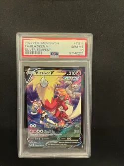 Pokemon Blaziken V TG14/TG30 Silver Tempest PSA 10 GEM MINT - Image 1