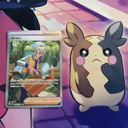 Pokemon Card | Arven 249/198 S&V Base SIR Special Illustration Rare - Image 1