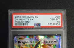 2016 POKEMON Dragonite EX 72/108 XY Evolutions Ultra Rare PSA GEM MINT 10 - Image 2